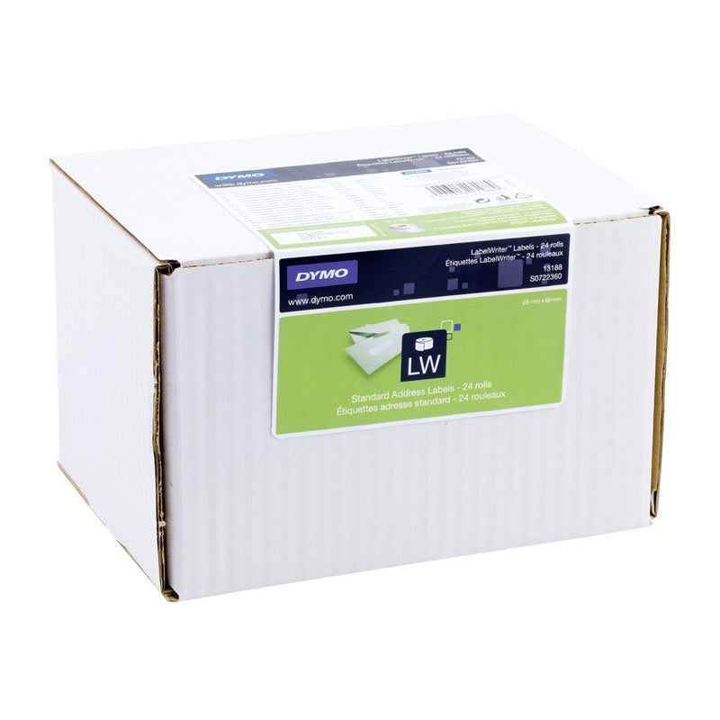 DYMO Labels S0722360 for POS Stations, LW Address Label 28x89mm Pack of 24 - SuperSaverAU - view 1