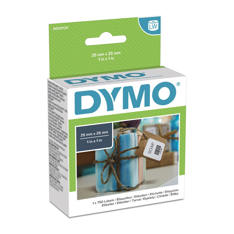 DYMO LW 25mm x 25mm White - SuperSaverAU - view 1