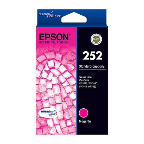 EPSON Magenta Ink Cartridge 252 for Workforce Series Printers, 300 Page Yield - SuperSaverAU - view 1