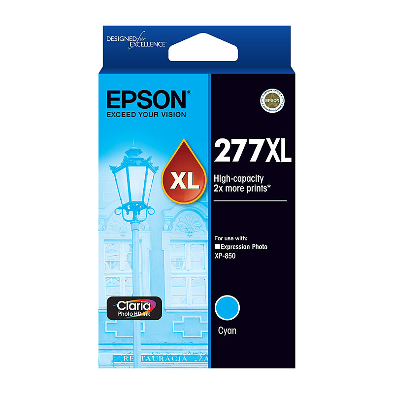 EPSON Cyan 277XL Ink Cartridge 740 Pages for Expression Photo XP Series Printers - SuperSaverAU - view 1