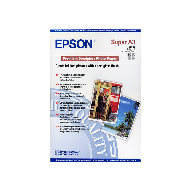 EPSON GlossPaper A3+ - PREMIUM QUALITY, YIELDS 20 SHEETS - SuperSaverAU - view 1