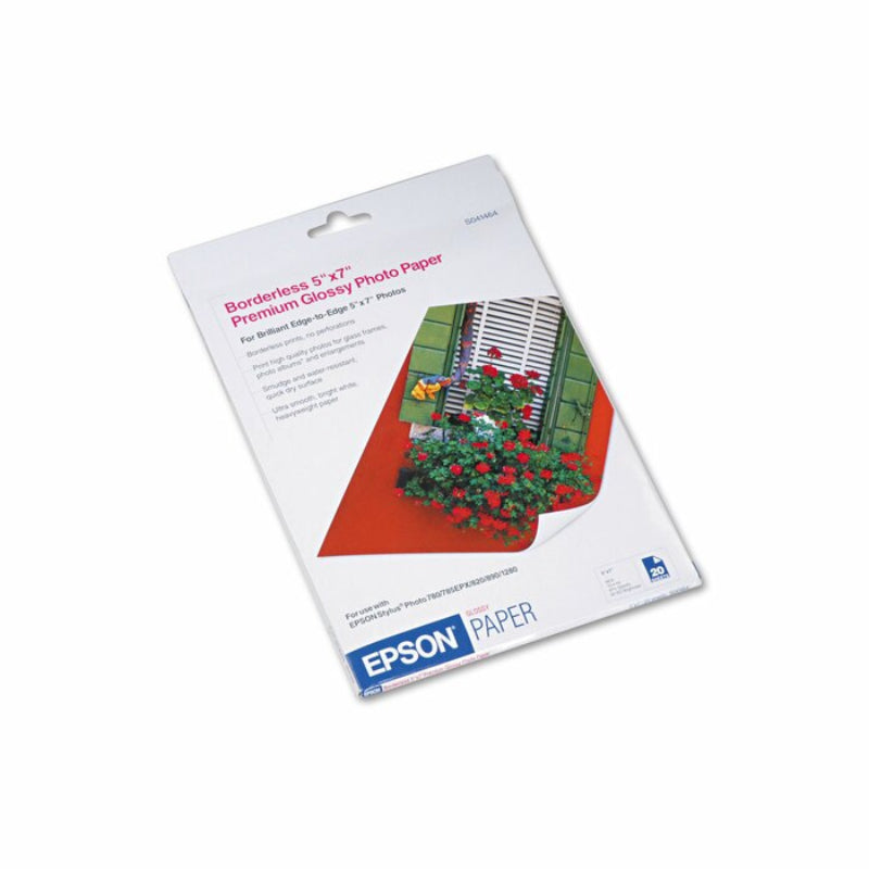EPSON Premium Gloss Paper C13S041464, 20 Sheets, Compatible Printers - SuperSaverAU - view 1