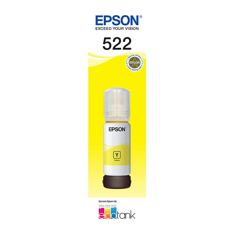 EPSON Genuine Yellow Toner Cartridge for EcoTank Printers, 1 Pack - SuperSaverAU - view 1
