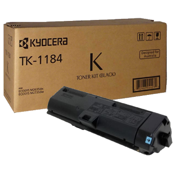 KYOCERA TK1184 Toner Kit Black Toner Cartridge - SuperSaverAU - view 1