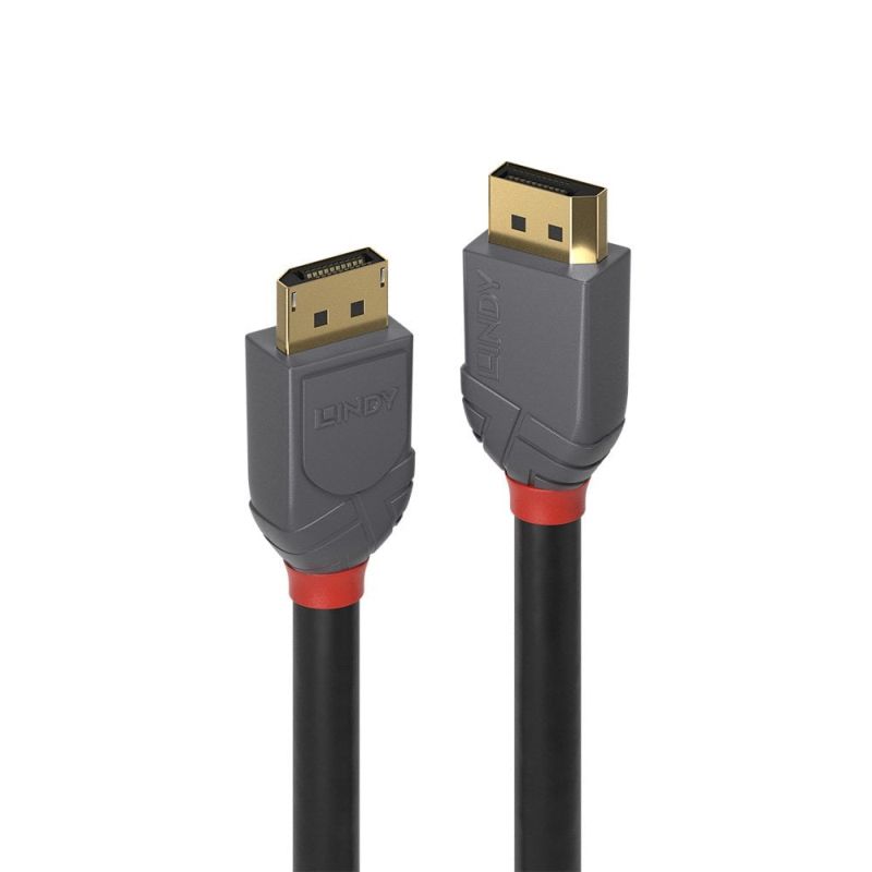 LINDY 5m DP 1.2 Cable Anthra Line - SuperSaverAU - view 1