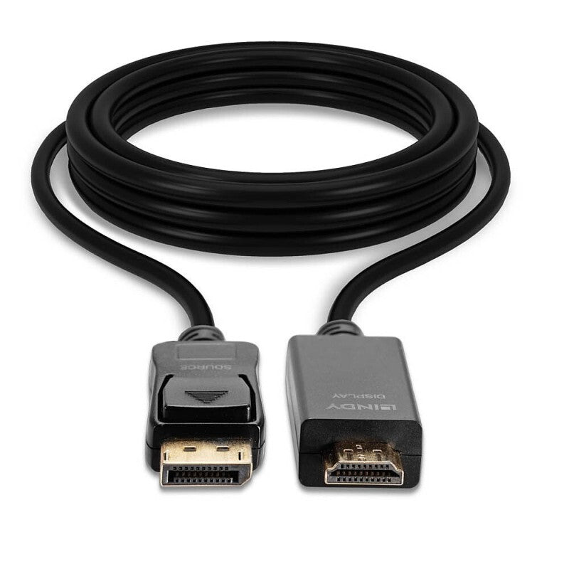 Lindy DisplayPort to HDMI Cable - 4K UHD Support - SuperSaverAU - view 1