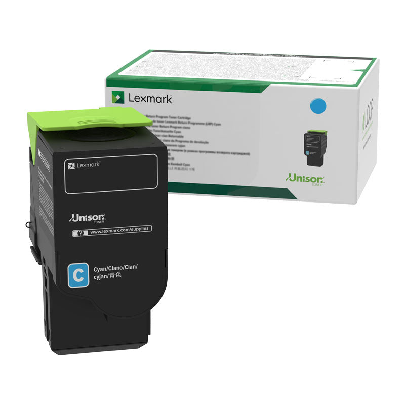 LEXMARK 78C6UCE UHY Cyan Toner - SuperSaverAU - view 1