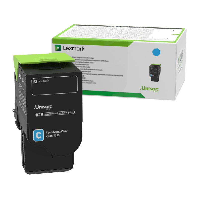 LEXMARK 78C6XCE XHY Cyan Toner - SuperSaverAU - view 1