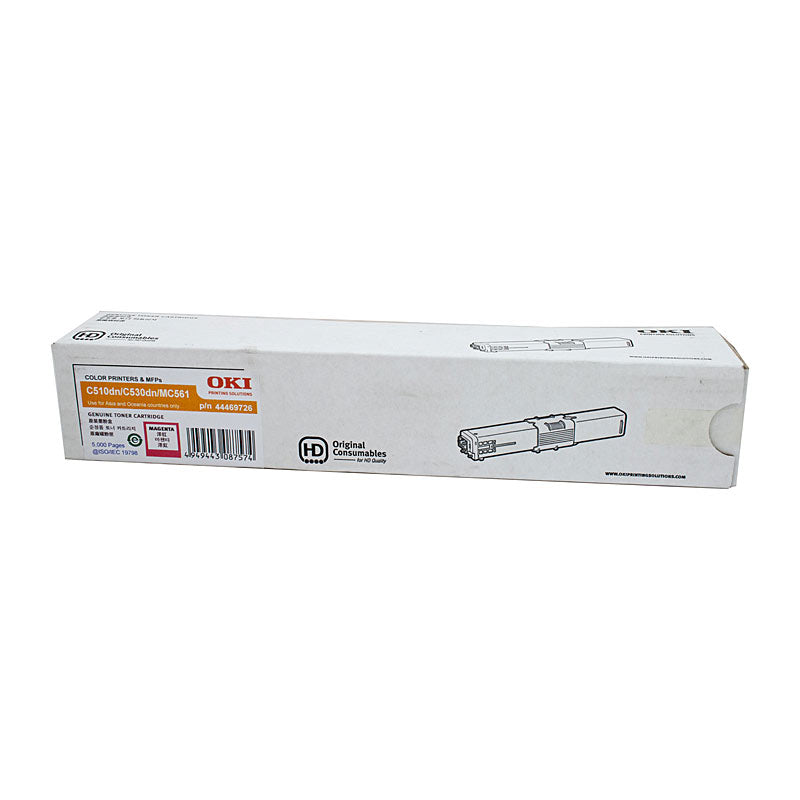 OKI C510DN Toner Cartridge, Genuine Magenta, 5,000 Page Yield - SuperSaverAU - view 1