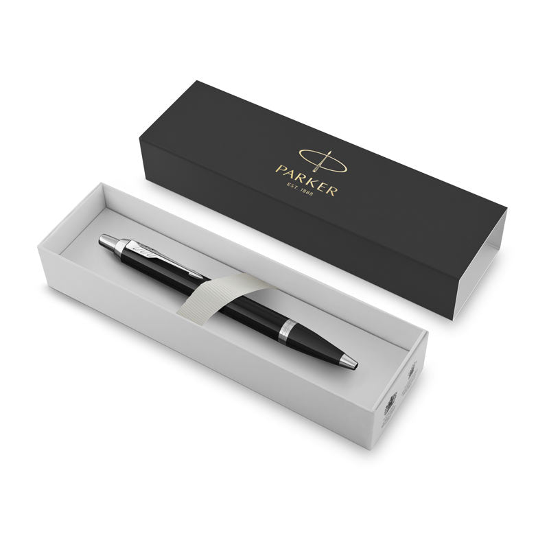 PARKER IM Black ChrTrm Ball Pen Md Blu - SuperSaverAU - view 3