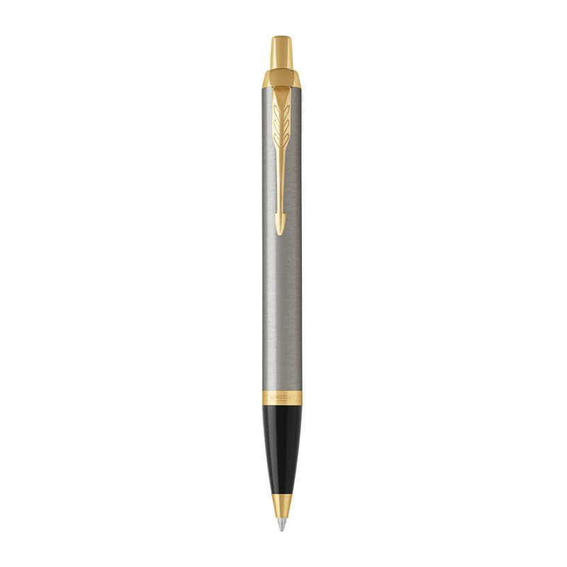PARKER IM BrshMetal Ball Pen Med Blu - SuperSaverAU - view 3