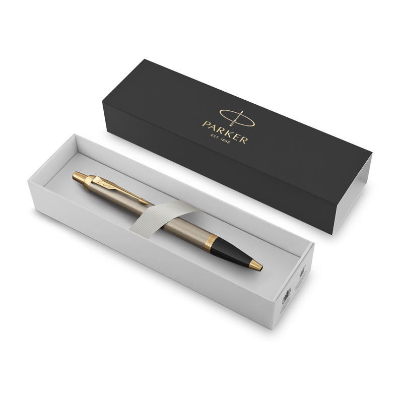 PARKER IM BrshMetal Ball Pen Med Blu - SuperSaverAU - view 4