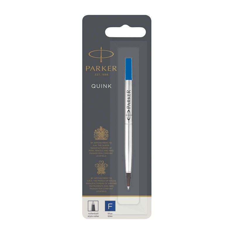 Parker Roller Ball Pen Refill Fine Blue Ink - SuperSaverAU - view 1