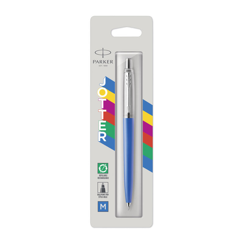 PARKER Jotter Original Blue Ball Pen - Classic Design, Smooth Writing - SuperSaverAU - view 1