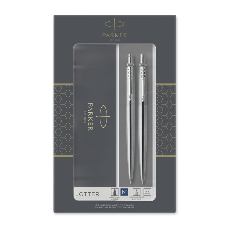 PARKER Duo Set Jotter Ballpoint Pen & Mechanical Pencil 0.5mm Graphite Lead - SuperSaverAU - view 1