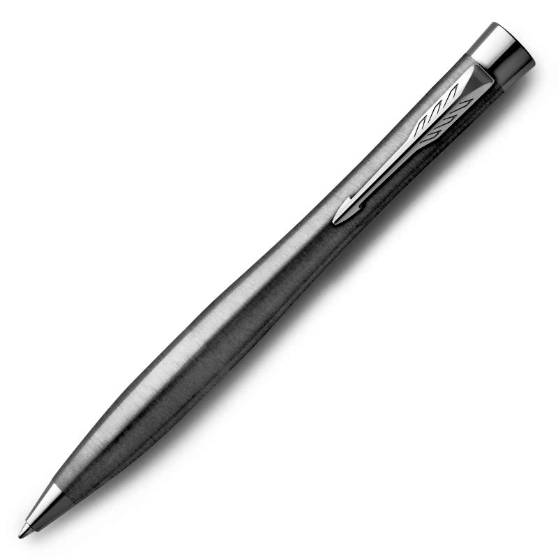 PARKER Urban Twist Ballpoint Pen, Medium Tip, Metallic Chrome Trim, Blue Ink - SuperSaverAU - view 1