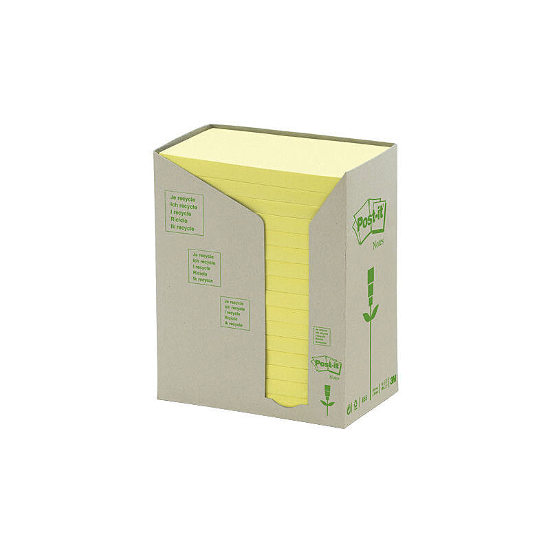 POST-IT 655-RTY Rec Yw 76X127 Pack of 16 - SuperSaverAU - view 2