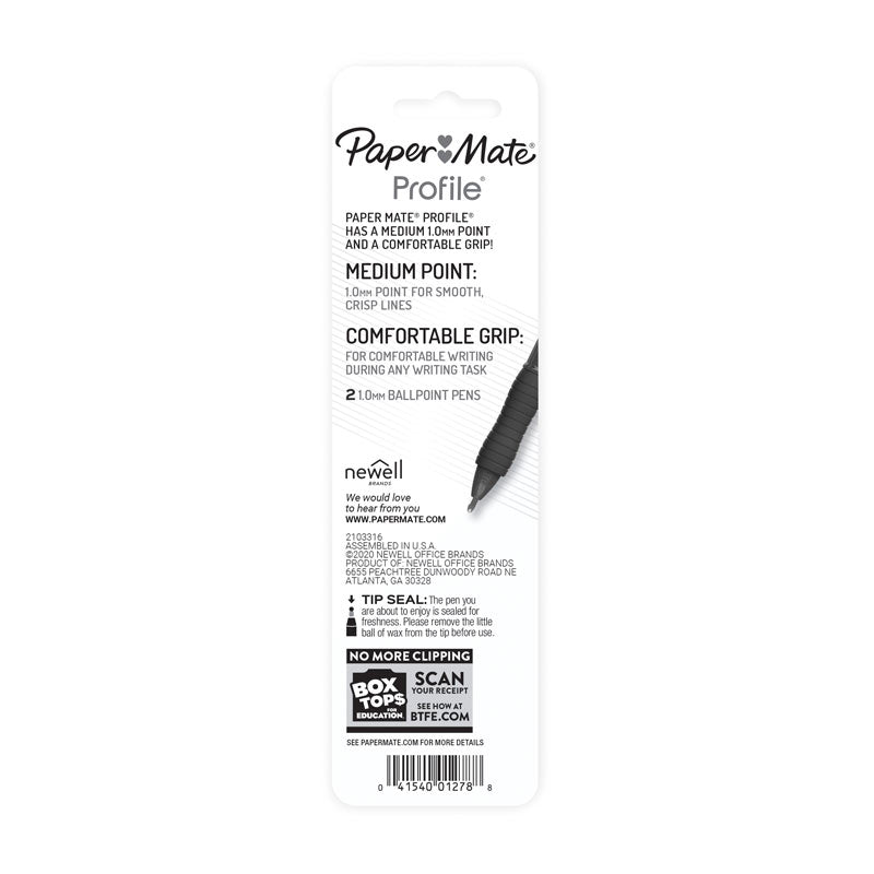 PAPER MATE Profi RT 1.0 Ball Pen Blue Pack of 2 Boxes of 6 - SuperSaverAU - view 3