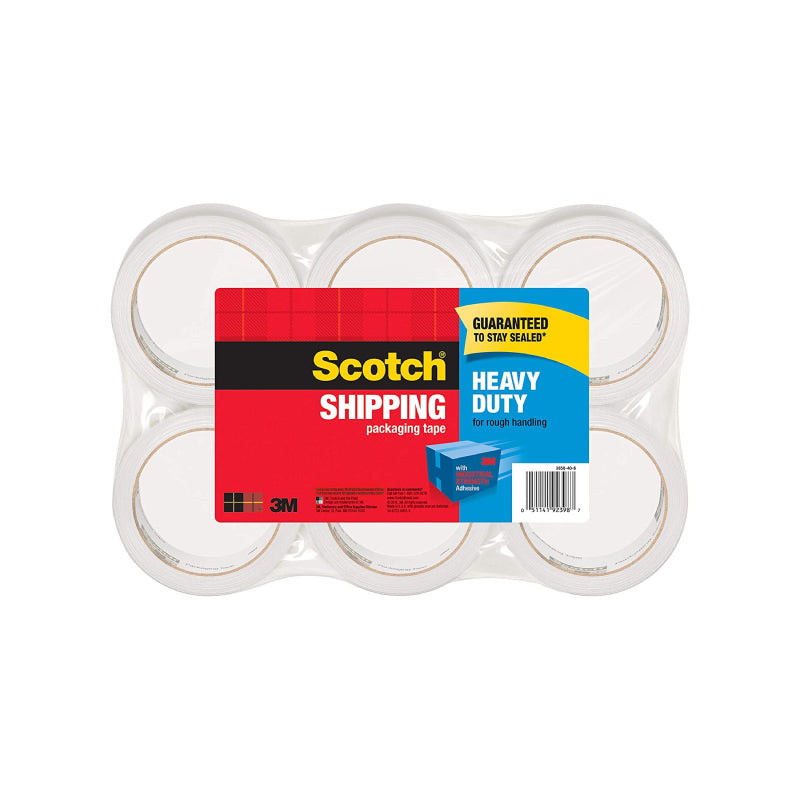 Scotch Heavy Duty Packaging Tape 3850-6-AU Pack of 6 - SuperSaverAU - view 1