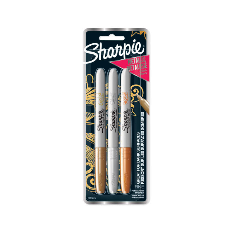 SHARPIE Permanent Marker Fine Point G/S/Ball Pack 3, Box of 6 - SuperSaverAU - view 1