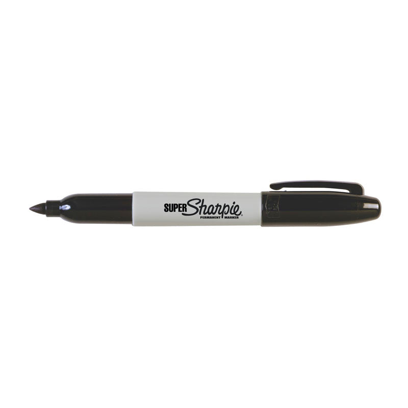 SHARPIE Super Fine Point Permanent Markers Black, Box of 12 - SuperSaverAU - view 2