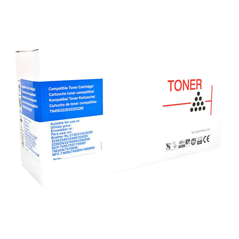 AUSTIC Black Laser Toner Cartridge Brother Compatible 2600 Pages TN2250 - SuperSaverAU - view 1