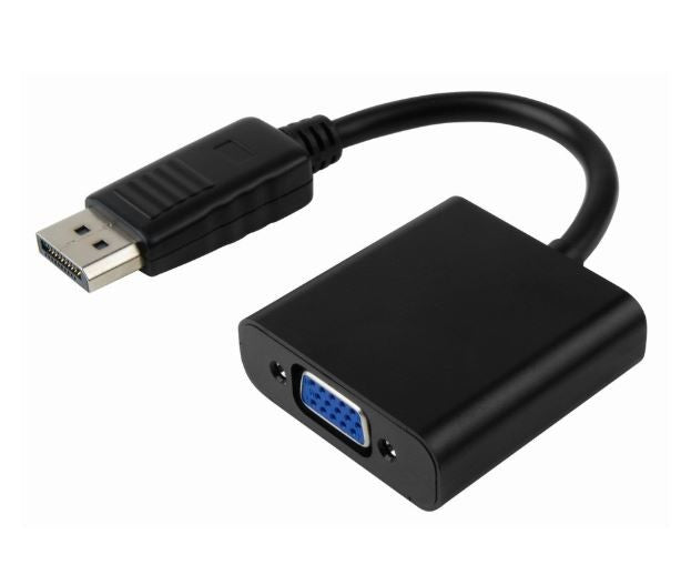 8WARE Display Port DP 20-pin to VGA 15-pin 20cm Adapter Cable LS->CBAT-DPVGA-CABLE - SuperSaverAU - view 1