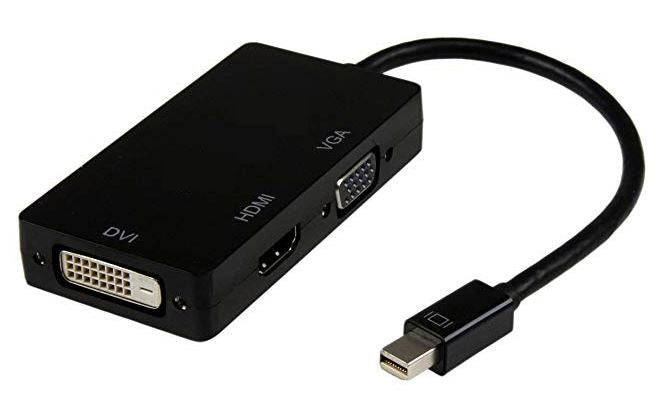 8WARE Mini Display Port DP to DVI/HDMI/VGA Adapter - SuperSaverAU - view 1