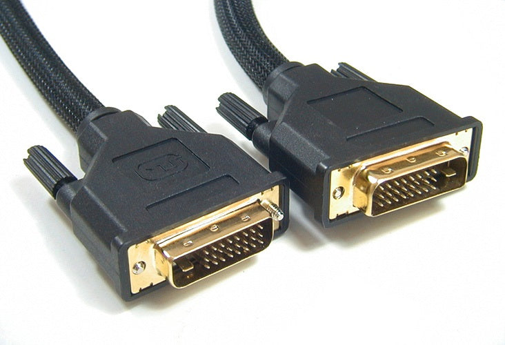 ASTROTEK DVI-D Cable 5m - 24+1 pins Male to Male Dual Link 30AWG OD8.6mm Gold Plated RoHS - SuperSaverAU - view 1