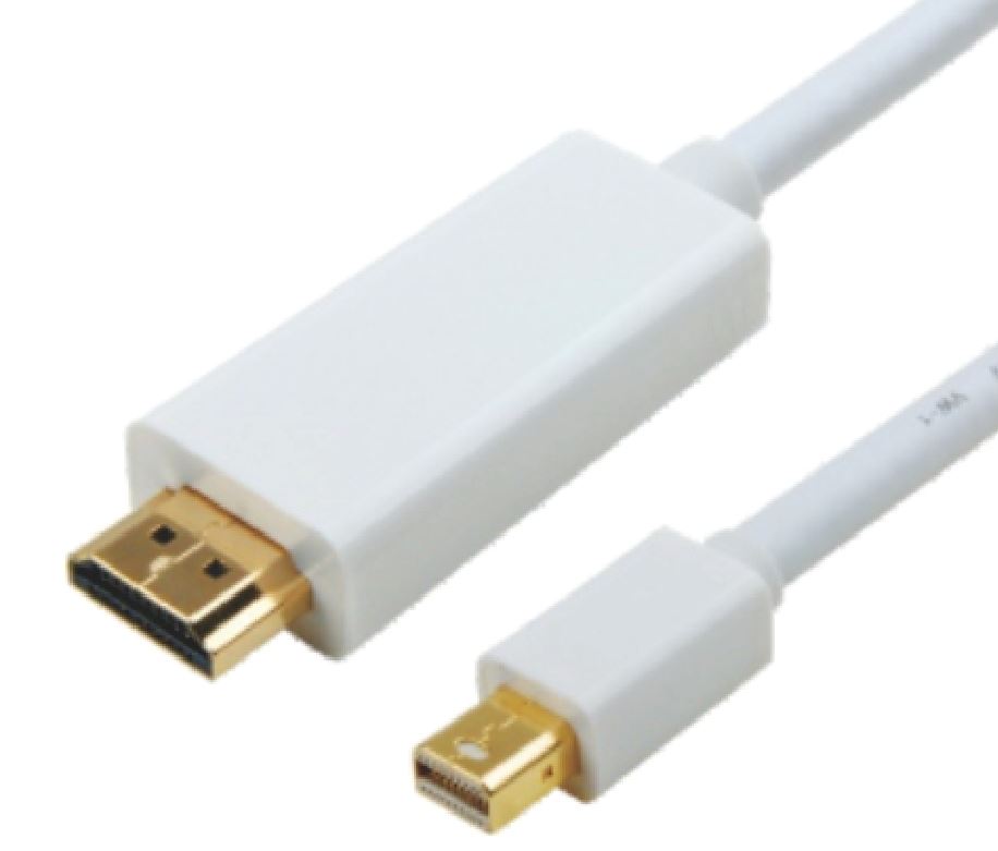 ASTROTEK Mini DisplayPort DP to HDMI Cable 2m - 20 pins Male to 19 pins Male Gold plated RoHS - SuperSaverAU - view 1