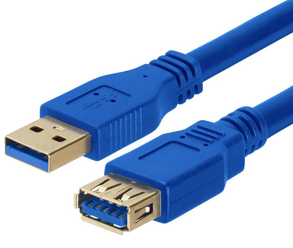 ASTROTEK USB 3.0 Extension Cable 1m - Type A Male to Type A Female Blue Colour - SuperSaverAU - view 1