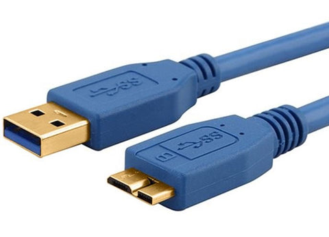 ASTROTEK USB 3.0 Cable 2m - Type A Male to Micro B Blue Colour - SuperSaverAU - view 1