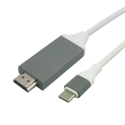 ASTROTEK 2m USB 3.1 Type C USB-C to HDMI Adapter Converter Cable Male to Male for Apple Macbook Chromebook Samsung Galaxy S8+ CB8W-RC-3USBHDMI-2 - SuperSaverAU - view 1