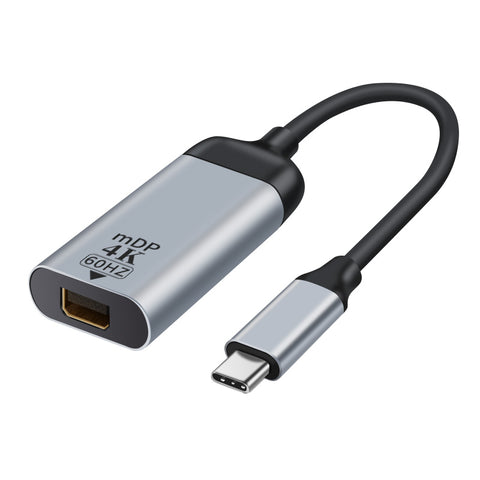 ASTROTEK USB-C to Mini DP DisplayPort Male to Female Adapter 15cm cable support 4K@60Hz Aluminum shell Gold plating for Windows Android Mac OS - SuperSaverAU - view 1