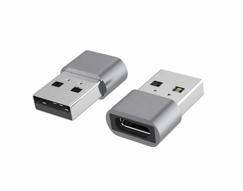ASTROTEK Type C Female to USB 2.0 Male OTG Adapter 480Mhz For Laptop, Wall Chargers,Phone Sliver 1 Yr - SuperSaverAU - view 1