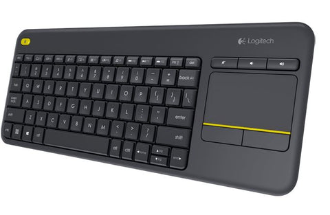 LOGITECH K400 Plus Wireless Keyboard with Touchpad & Entertainment Media Keys Tiny USB Unifying receiver for HTPC connected TVs KBLT-K830BT - SuperSaverAU - view 1