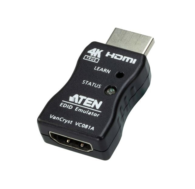 ATEN VC081A True 4K HDMI EDID Emulator Adapter, Superior video quality up to 3840 x 2160 @ 60Hz (4:4:4), LED indicators, Powered by HDMI Source - SuperSaverAU - view 1