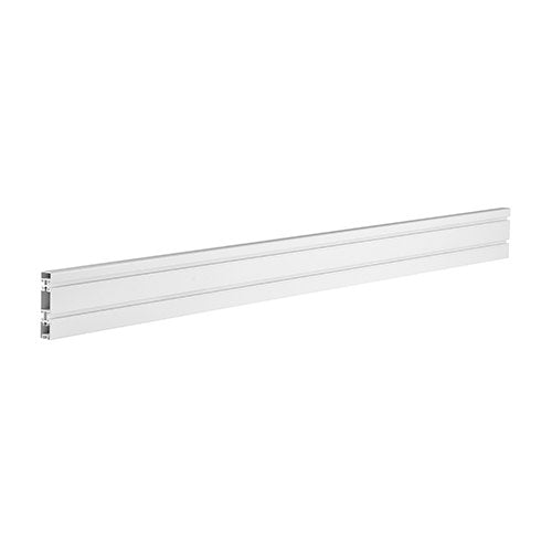 Brateck Aluminum Slatwall Panel 1200x22x100mm, Weight Capacity 40kg, Matte White - SuperSaverAU - view 1