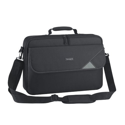 Targus 15.6' Intellect Bag Clamshell Laptop Case with Padded Laptop Compartment - Black - SuperSaverAU - view 1