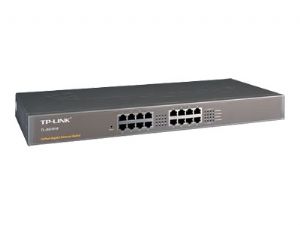 TP-LINK TL-SG1016 16-Port Gigabit Rackmount Unmanaged Switch energy-efficient Supports MAC 19-inch rack-mountable steel case 32Gbps Switching Capacity - SuperSaverAU - view 1