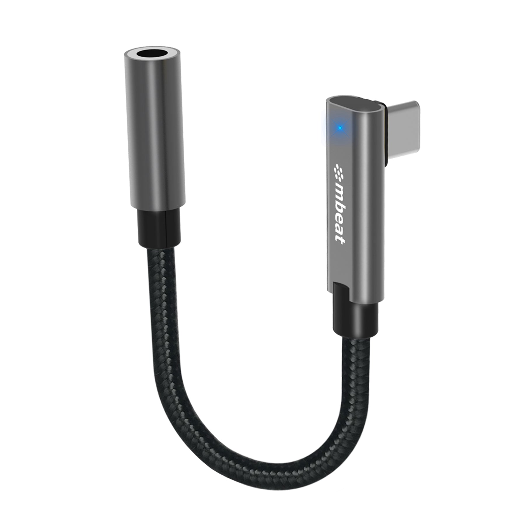 MBEAT Elite USB-C to 3.5mm Audio Adapter - Add Headphone Audio Jack to USB-C Computers, Laptops, Notebooks, Tablets, Smartphones - Space Grey - SuperSaverAU - view 1