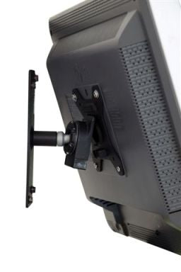 Atdec Spacedec Direct Wall Mount Black Swivel for VESA 75x75 & 100x100 Displays up to 25kg - SuperSaverAU - view 1