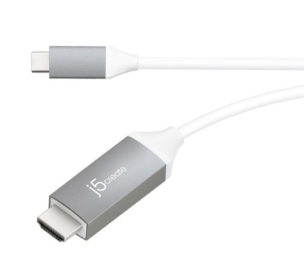 J5create USB-C to 4K HDMI 1.9m Cable for Type-C DisplayPort ALT Mode Devices - SuperSaverAU - view 1