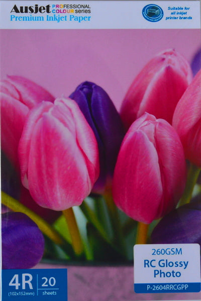 Ausjet 200gsm Glossy Photo Paper 4R (Pack of 20 Sheets) - SuperSaverAU - view 1