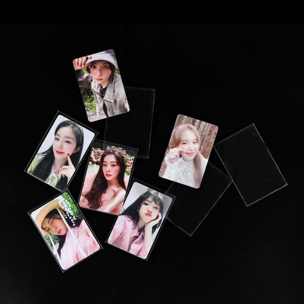 Premium Kpop Photocard Sleeves 200 Micron - 100 Pack