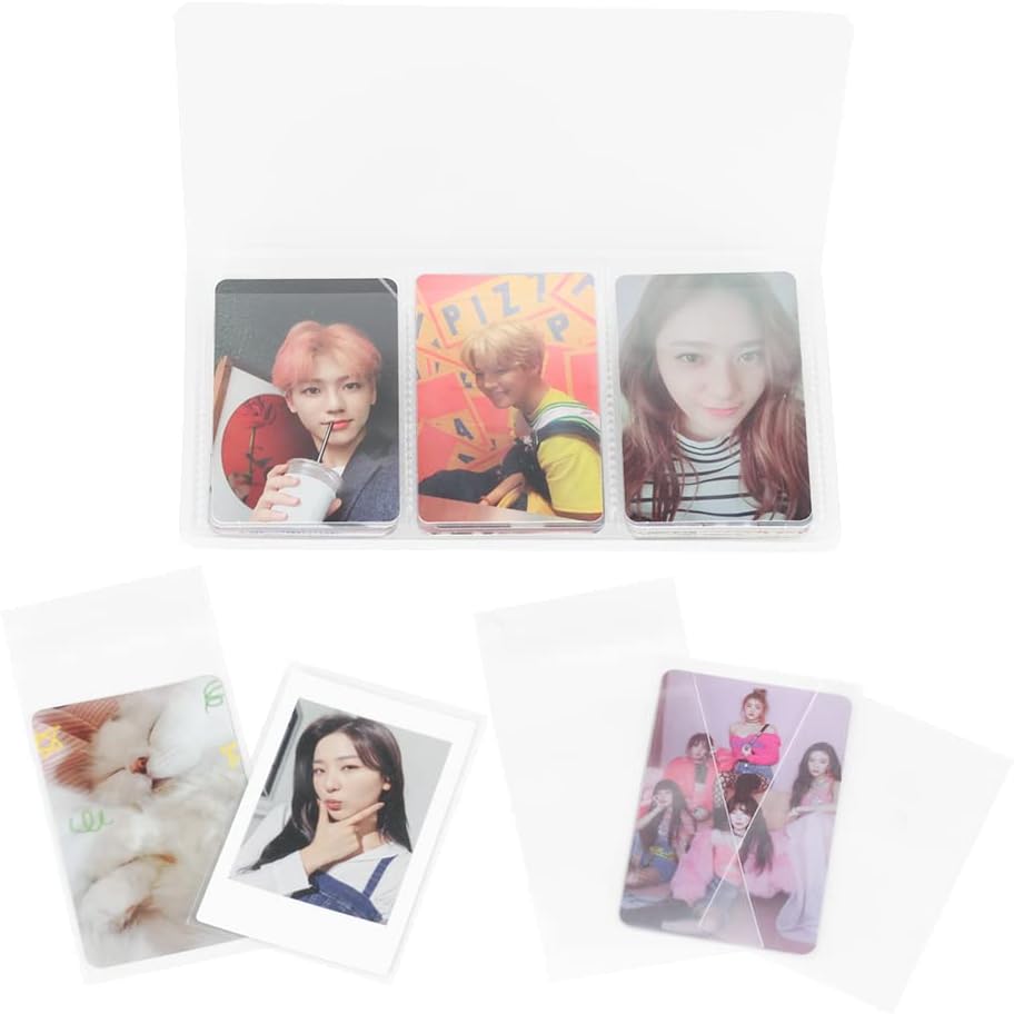 Premium Kpop Photocard Sleeves 200 Micron - 100 Pack