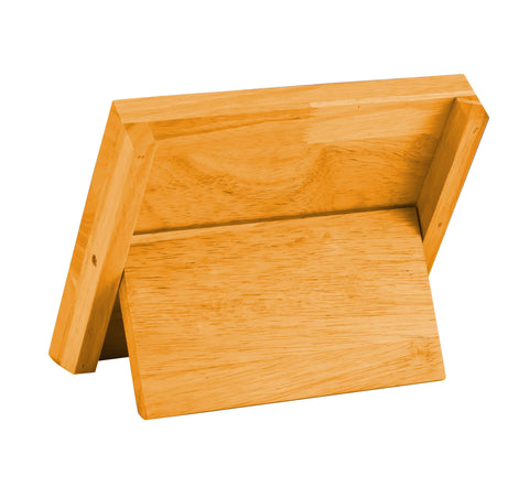 Natural Bamboo Magnetic Knife Block Holder 12x21x23 cm with Strong Magnets - SuperSaverAU - view 3