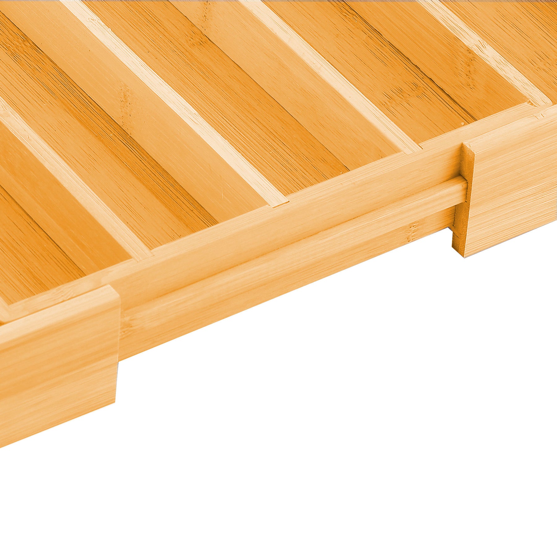 Bamboo Expandable Drawer Organizer 2 Pack, 35x25x12 cm, Knife Block Holder - SuperSaverAU - view 8