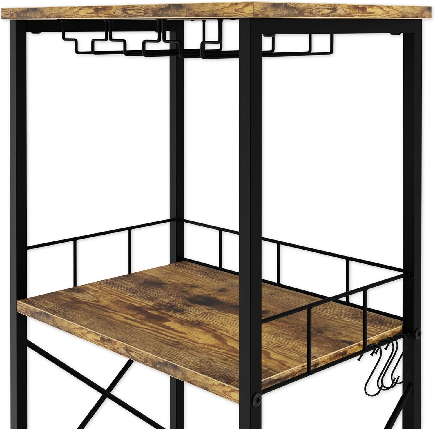 CARLA HOME Freestanding Wine Rack for 20 Bottles with Wood Top - SuperSaverAU - view 8
