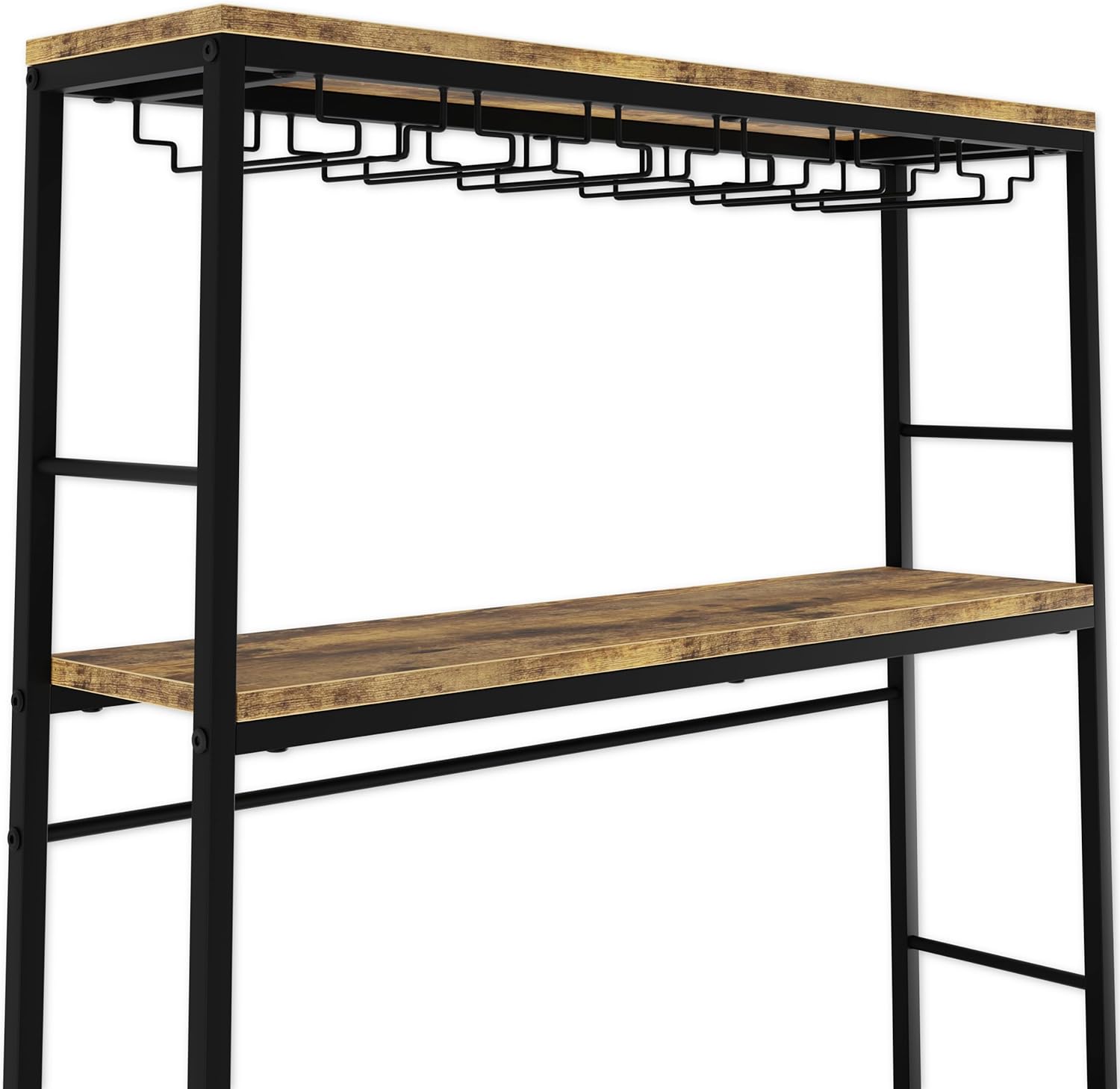 CARLA HOME Large Wine Rack for 20 Bottles with Wood Top - SuperSaverAU - view 9